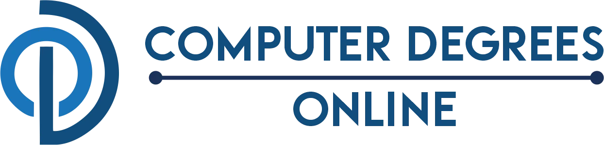 computer deree online logo symbols as combination of CDO